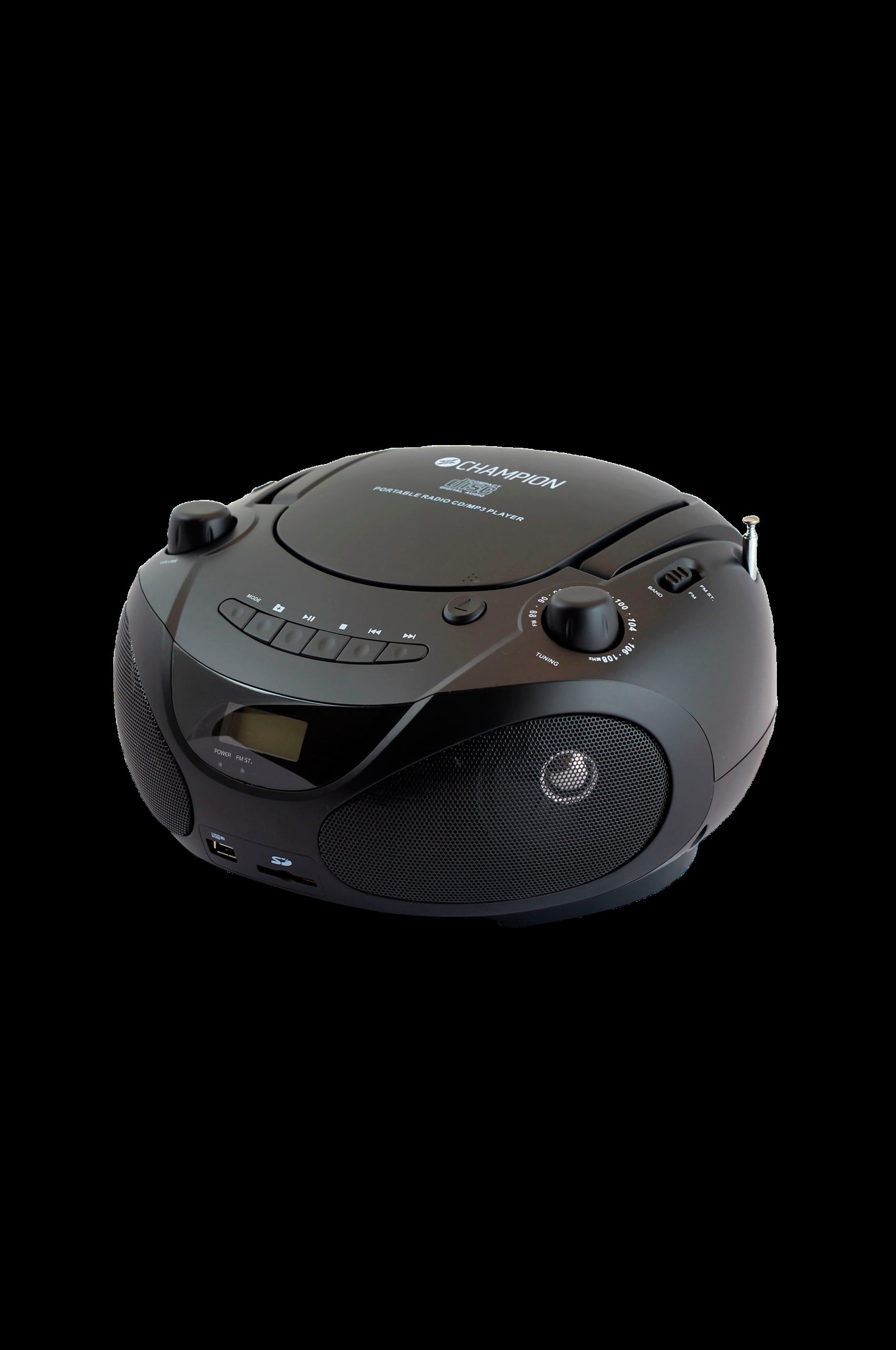 Boombox CD/Radio/MP3/USB Black ABB200B v:3241640