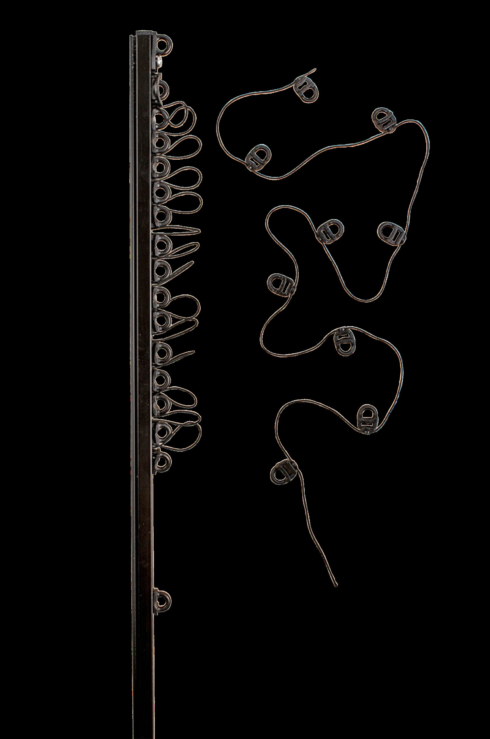 Gardinskinne U Wave 200 cm v:4335682