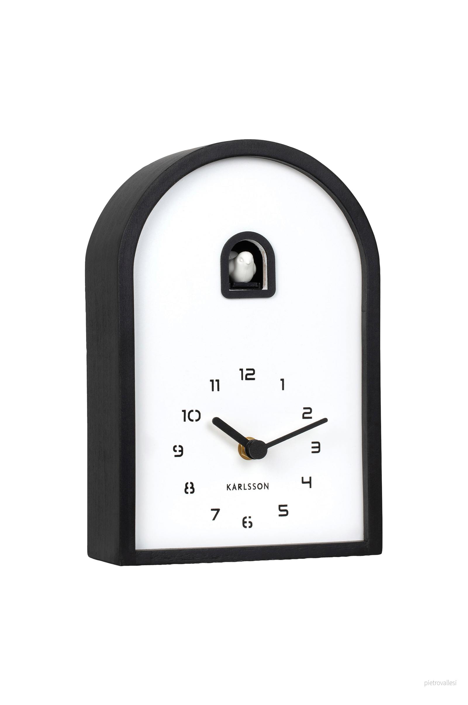Veggklokke Curva Cuckoo v:7128983