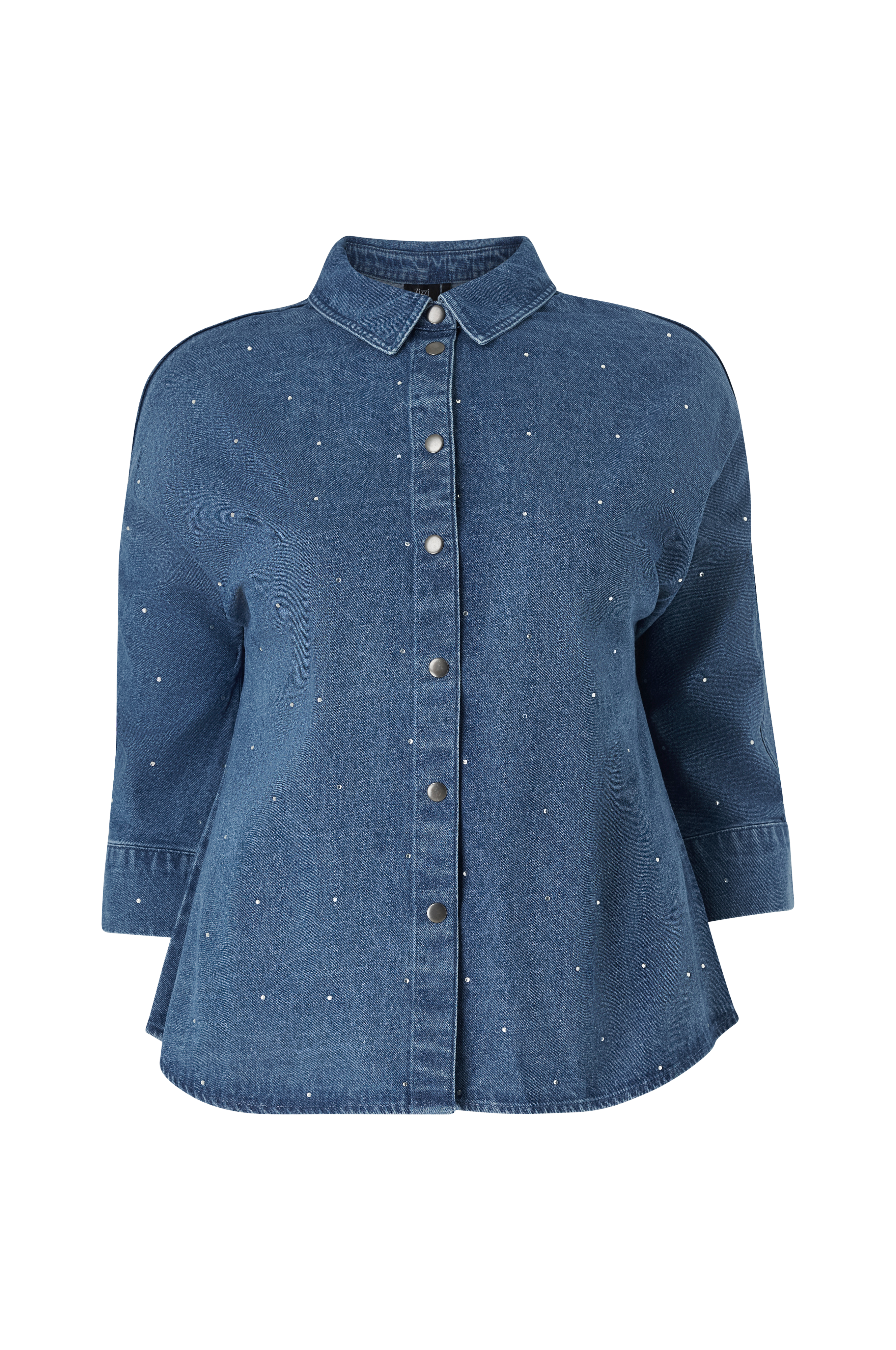 Skjorte eLova 3/4 Denim Shirt v:4456071