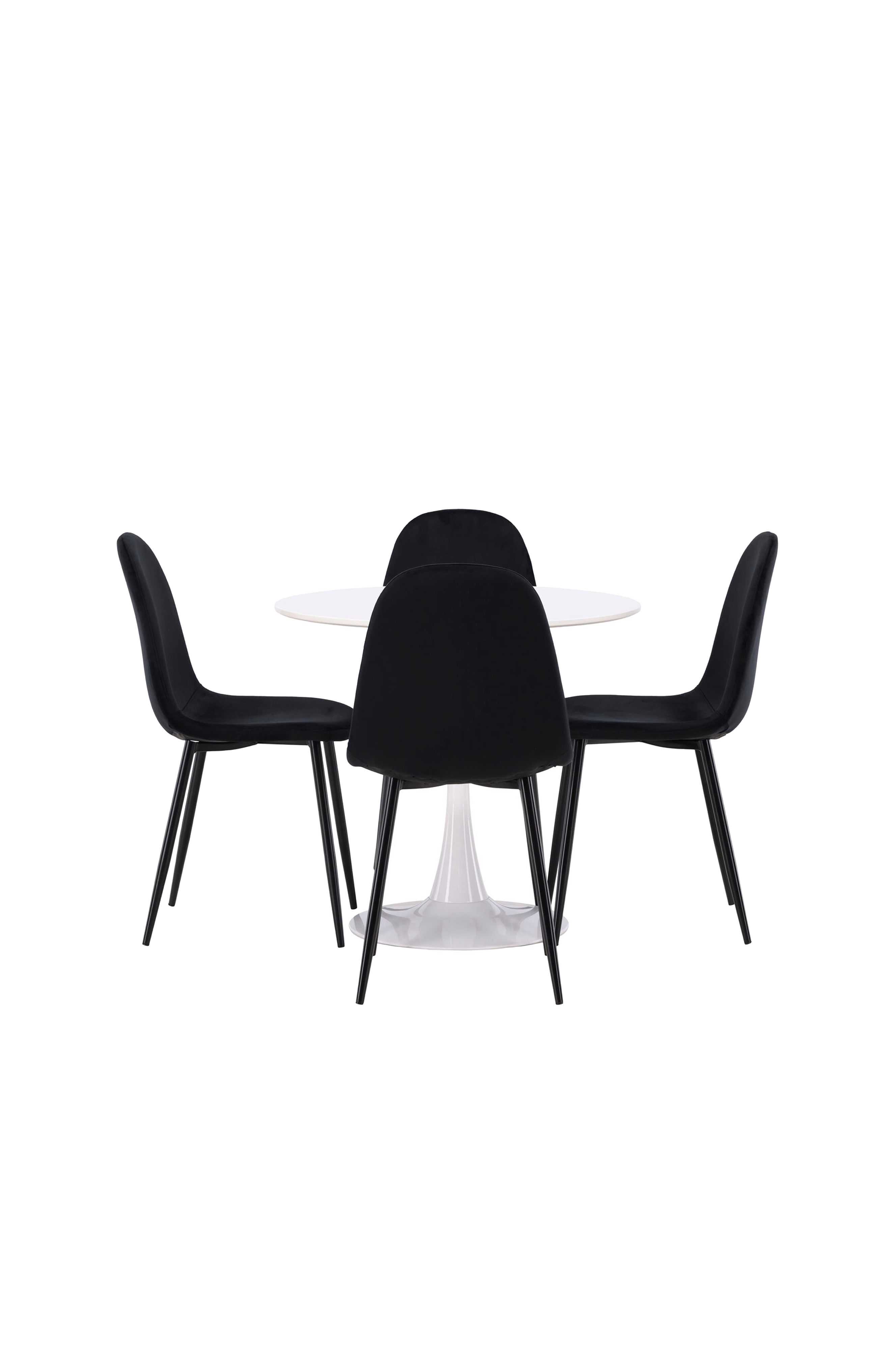 Spisegruppe Hamden med 4 stk stoler Polar v:4558842