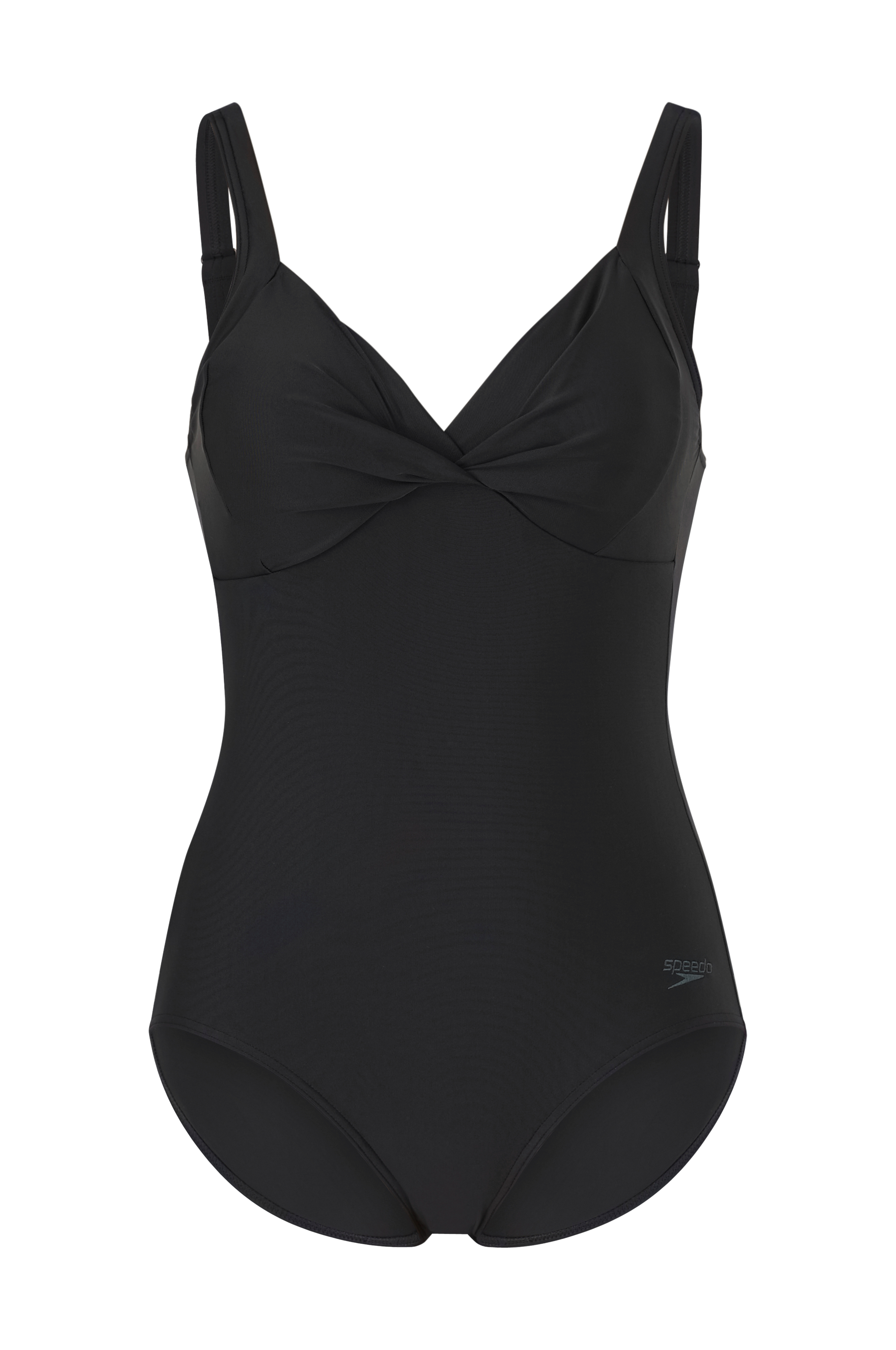 Badedrakt Solid Cross Knot Swimsuit v:4335557
