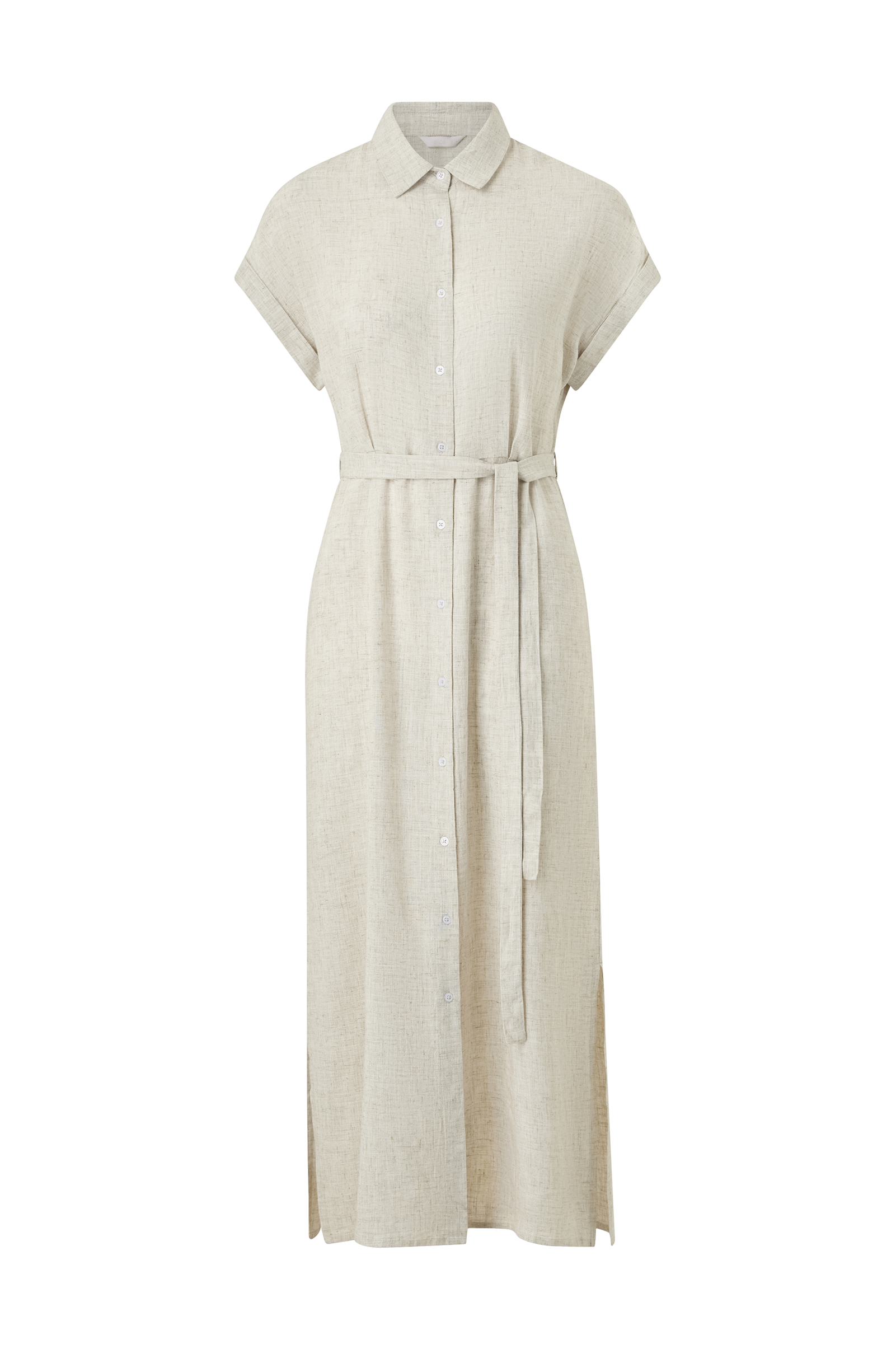 Maxikjole i linmiks v:3299610