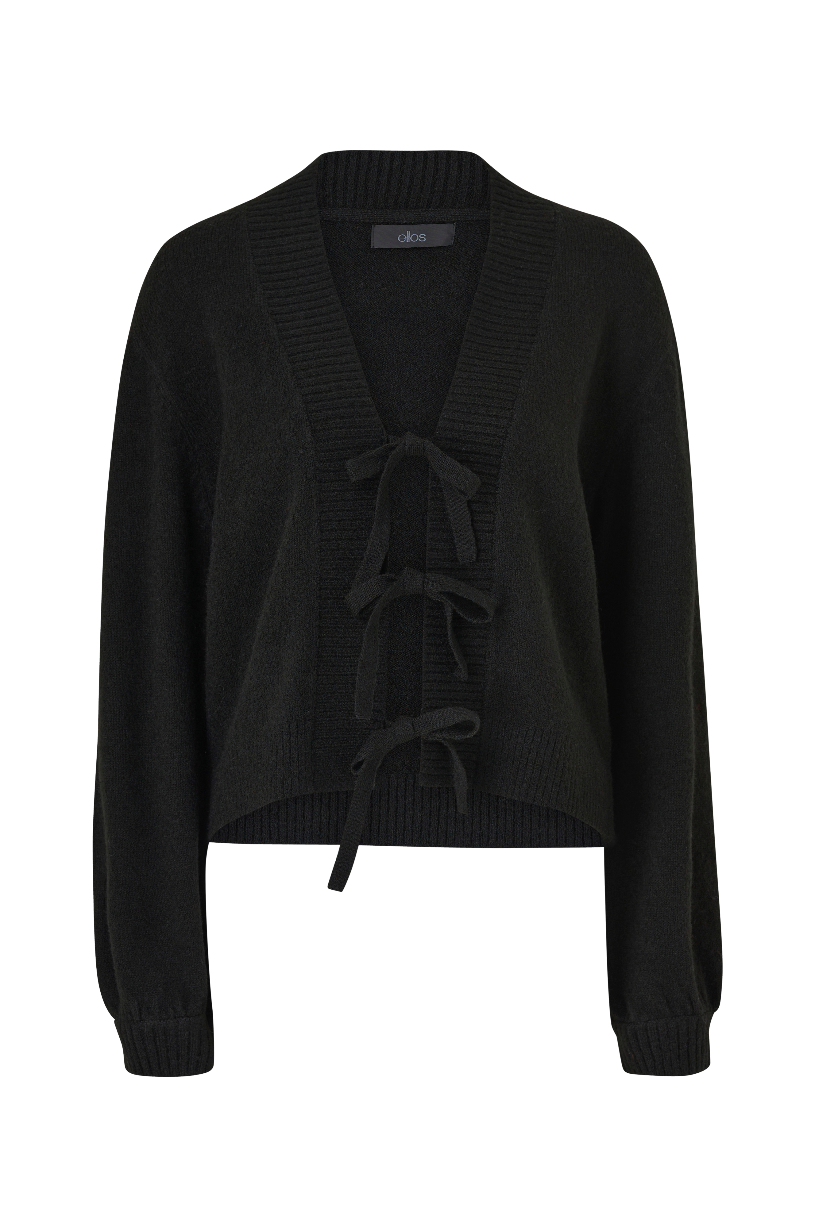 Cardigan med slips v:444772
