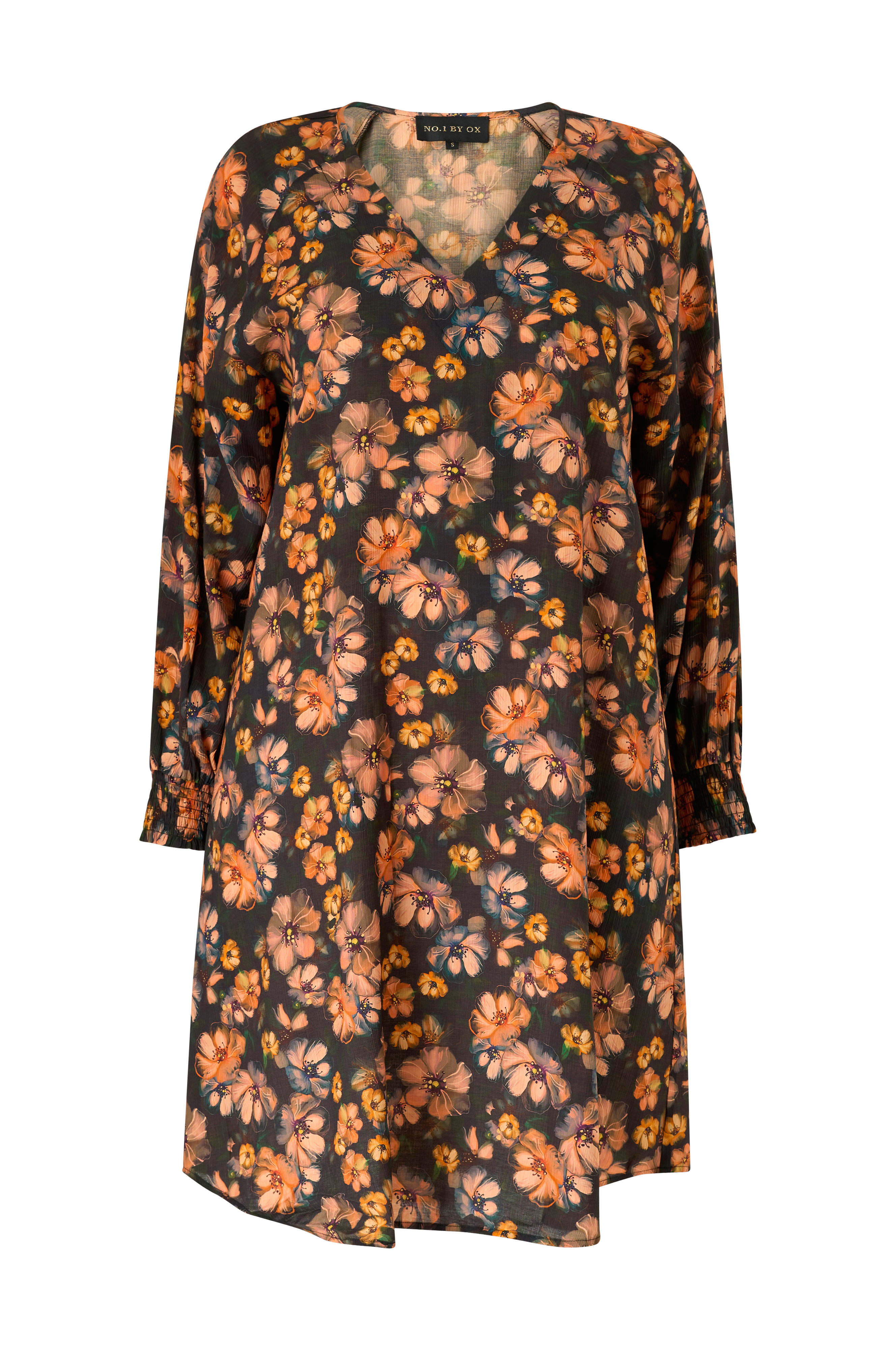Kjole Loose Raglan V Neck v:158270