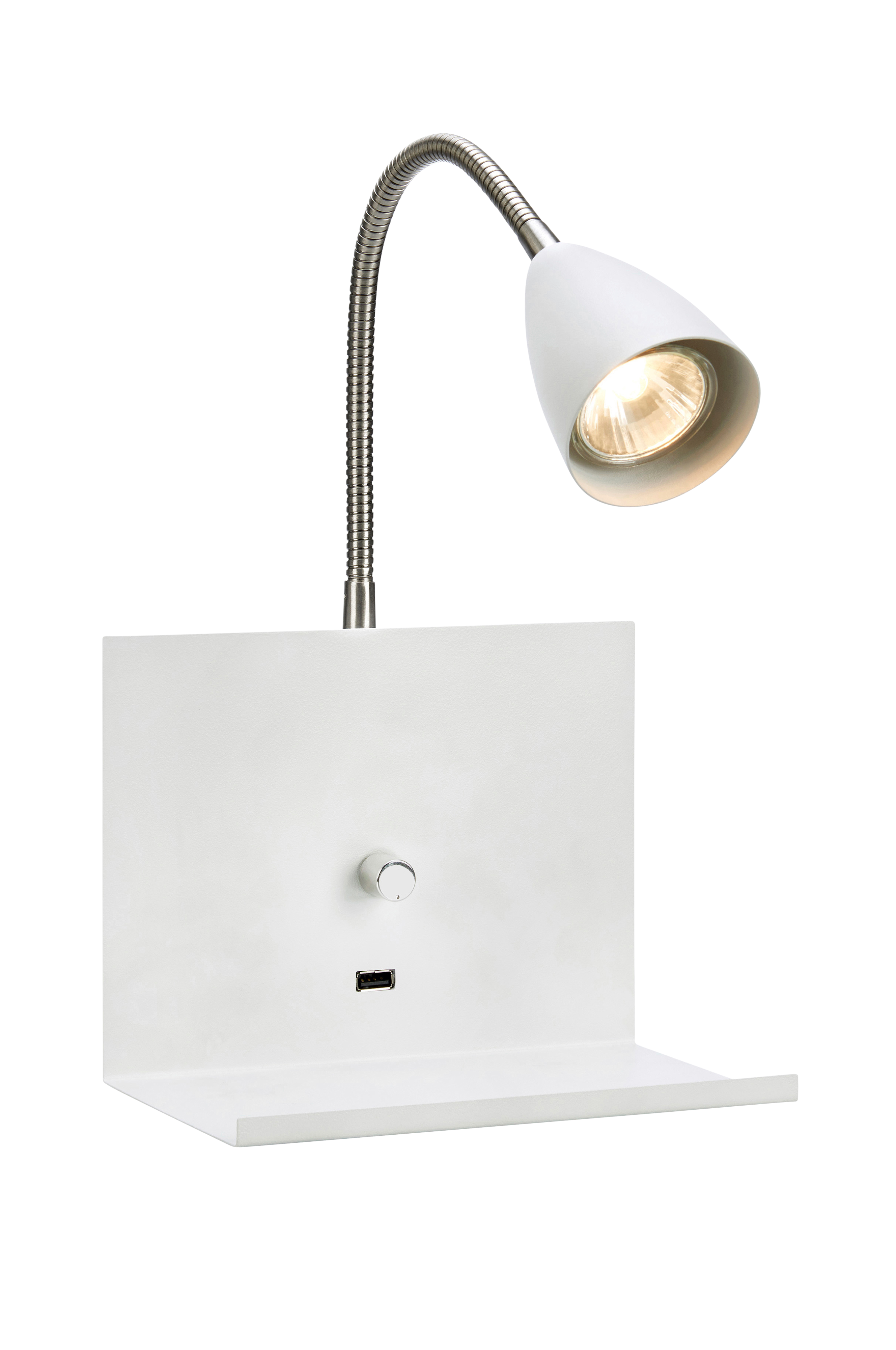 Vegglampe Logi Hvit v:1029473
