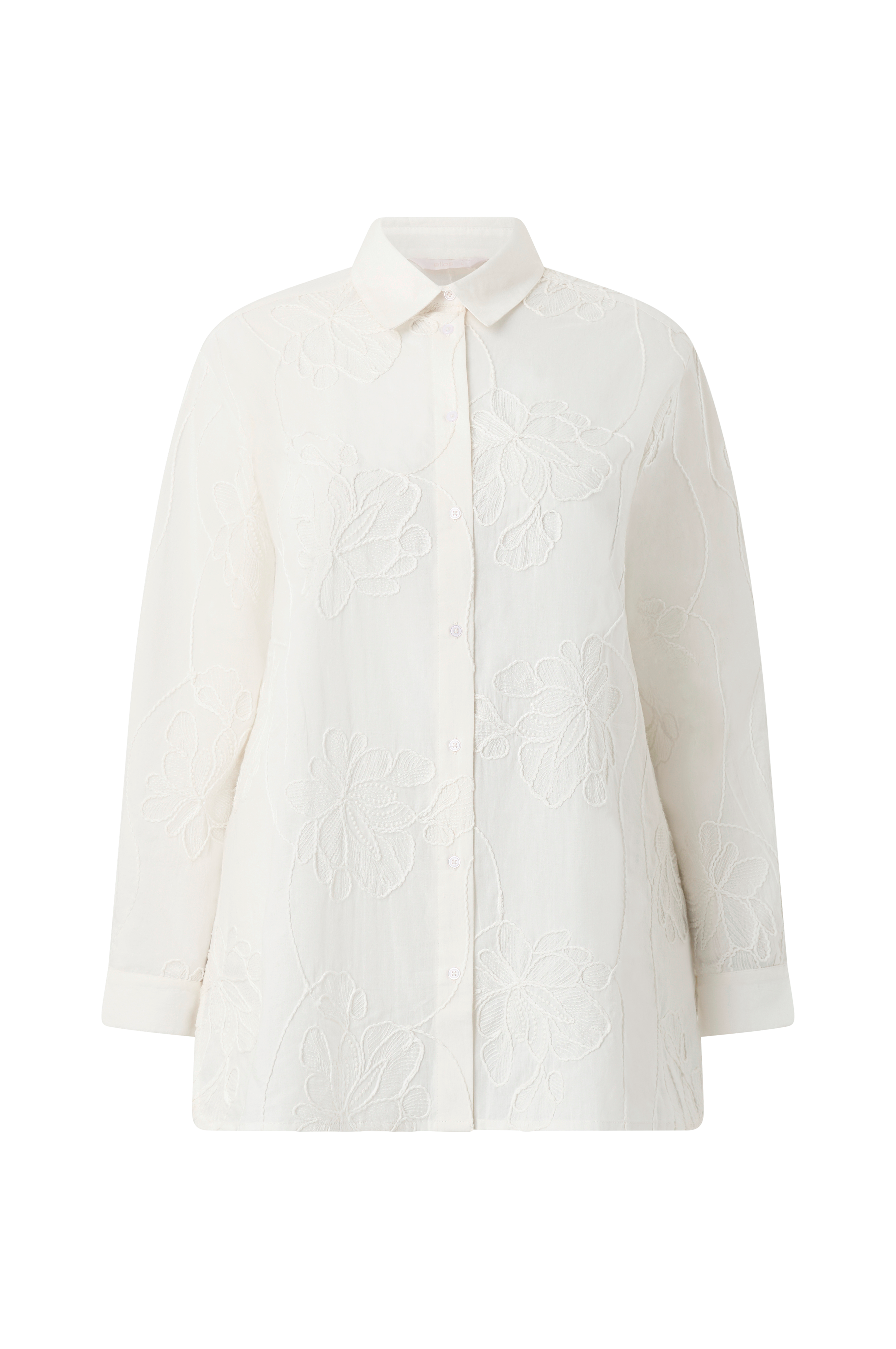 Skjorte med broderi v:6765725