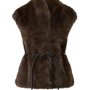 Vest av juksepels Faux Fur Vest v:7558150