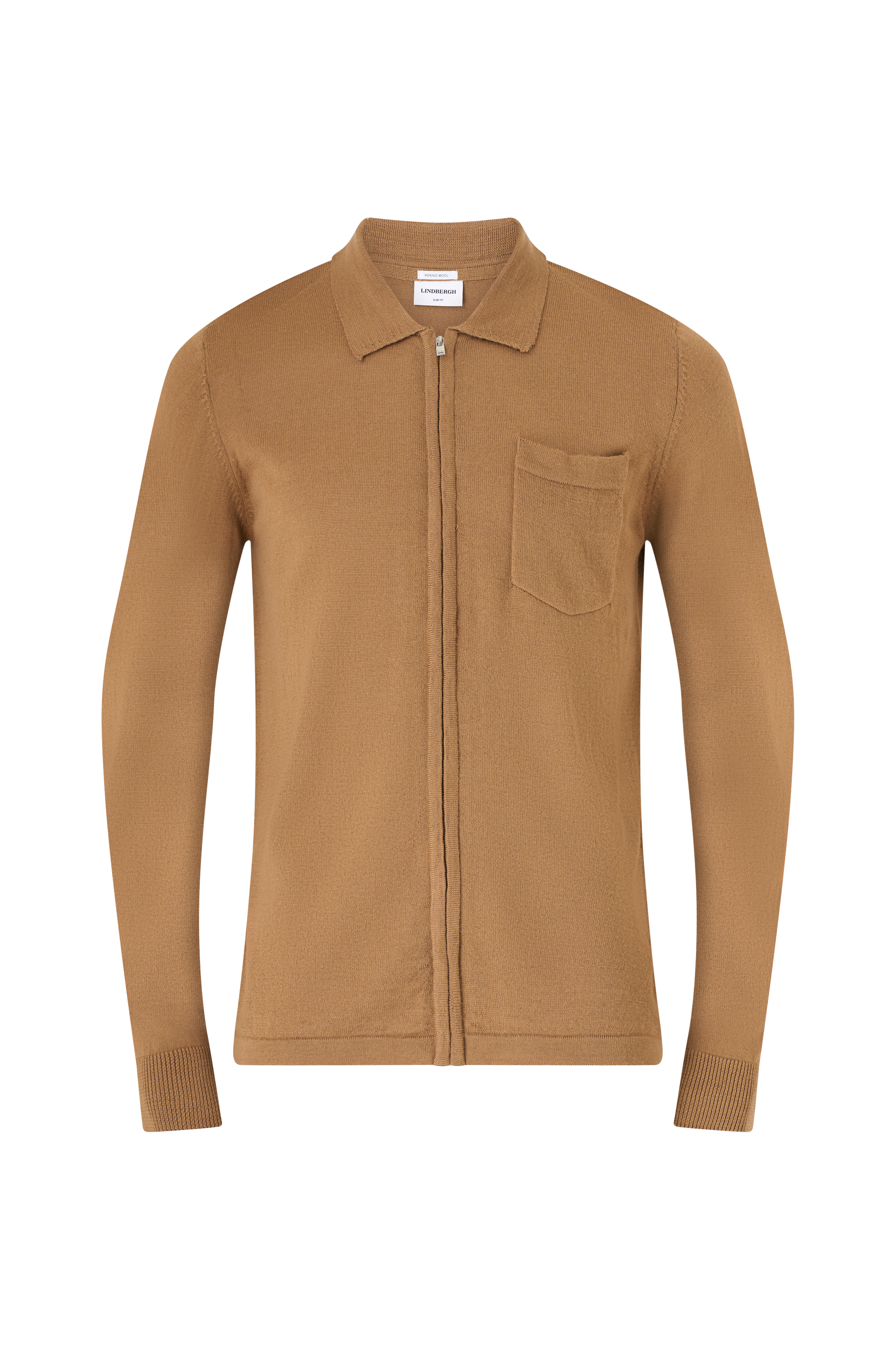 Kardigan Merino Polo Collar Cardigan v:4214449