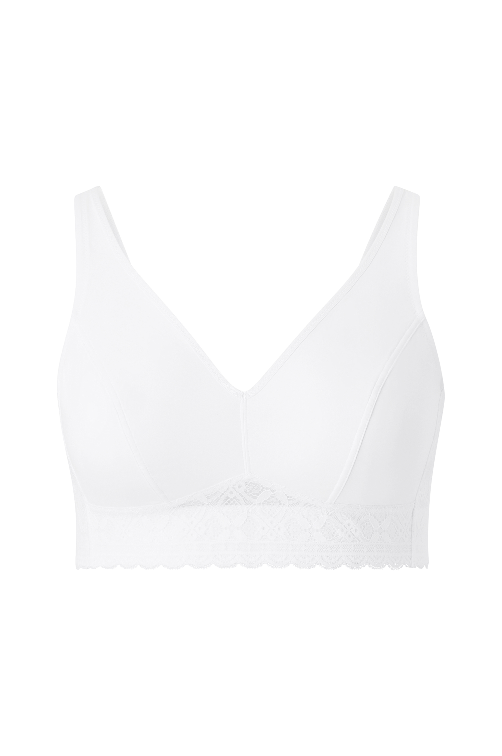 Myk BH med blondedetaljer v:9424038
