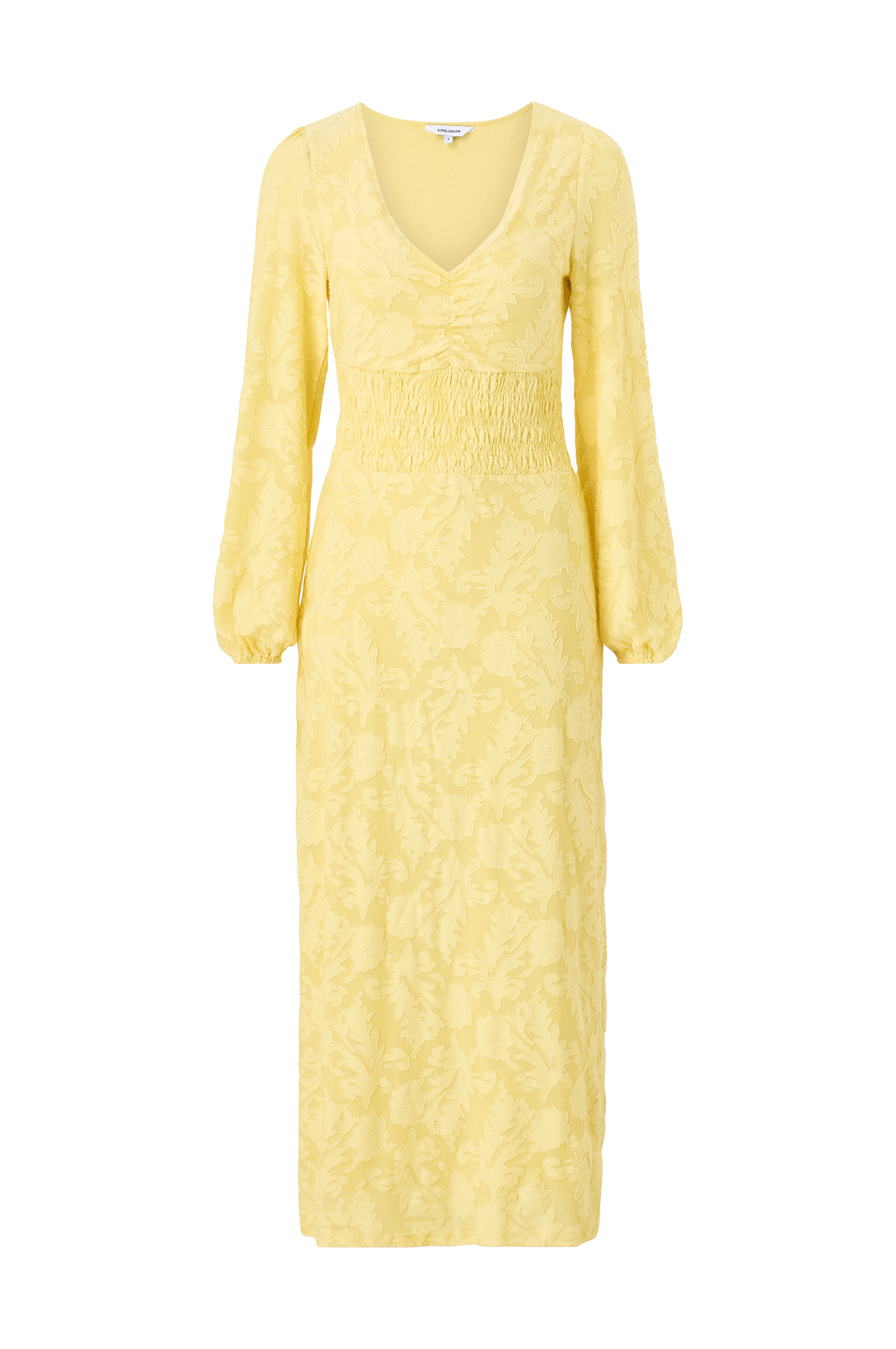 Maxikjole Structure Floral Smock Maxi Dress v:5465361