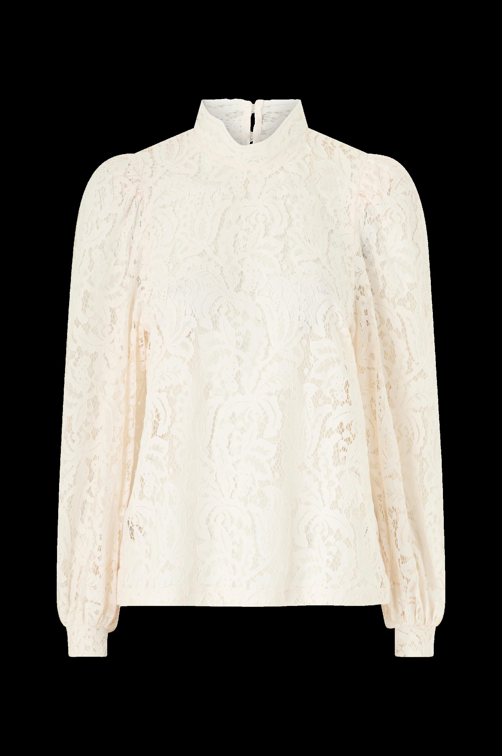 Blondebluse med høy hals v:1648517