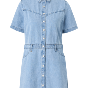 Denimkjole SS Logan Western Dress v:4977314 Denimkjole SS Logan Western Dress v:4977314