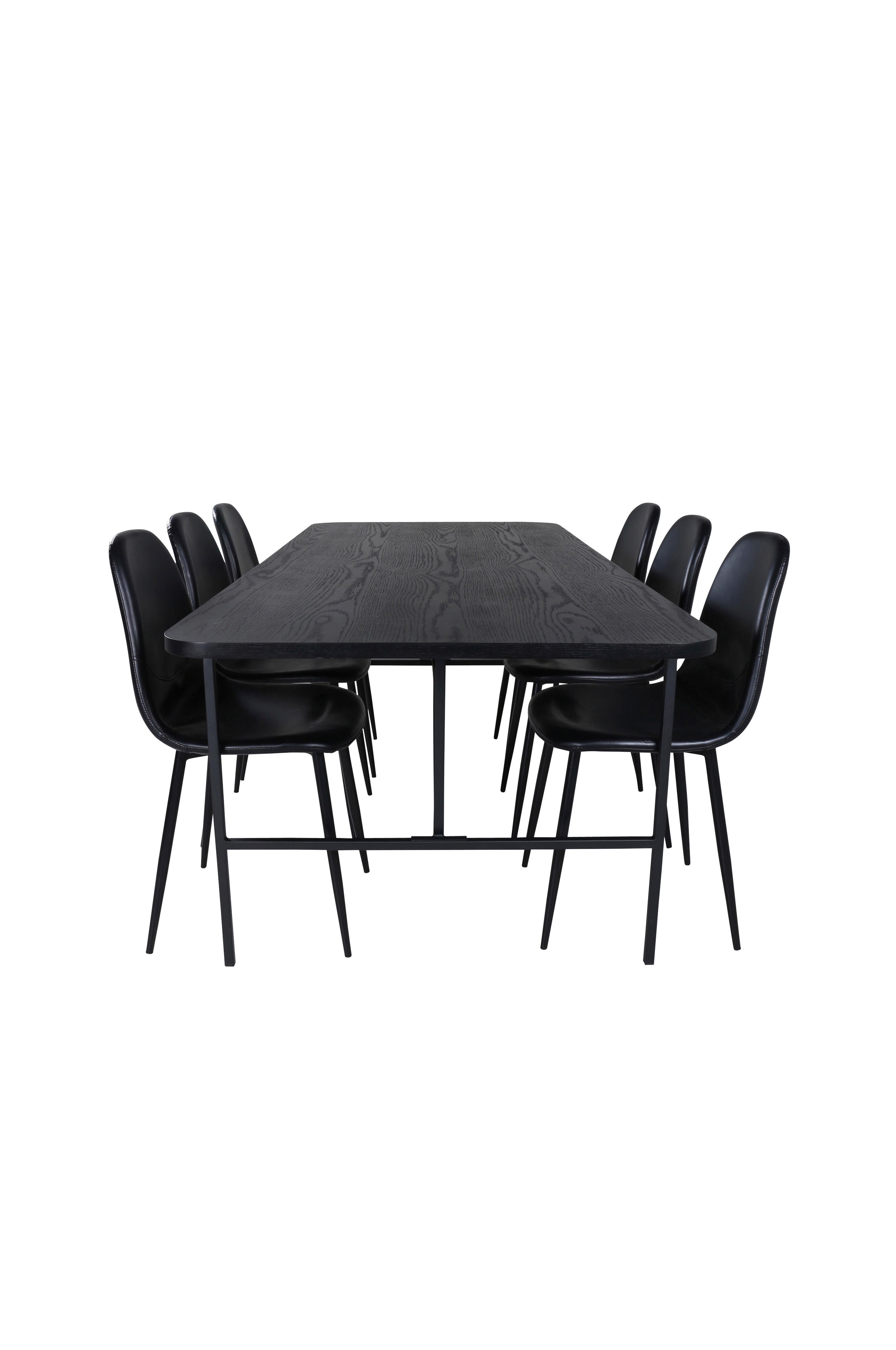 Spisegruppe Uno med 6 Polar spisestoler v:4391787