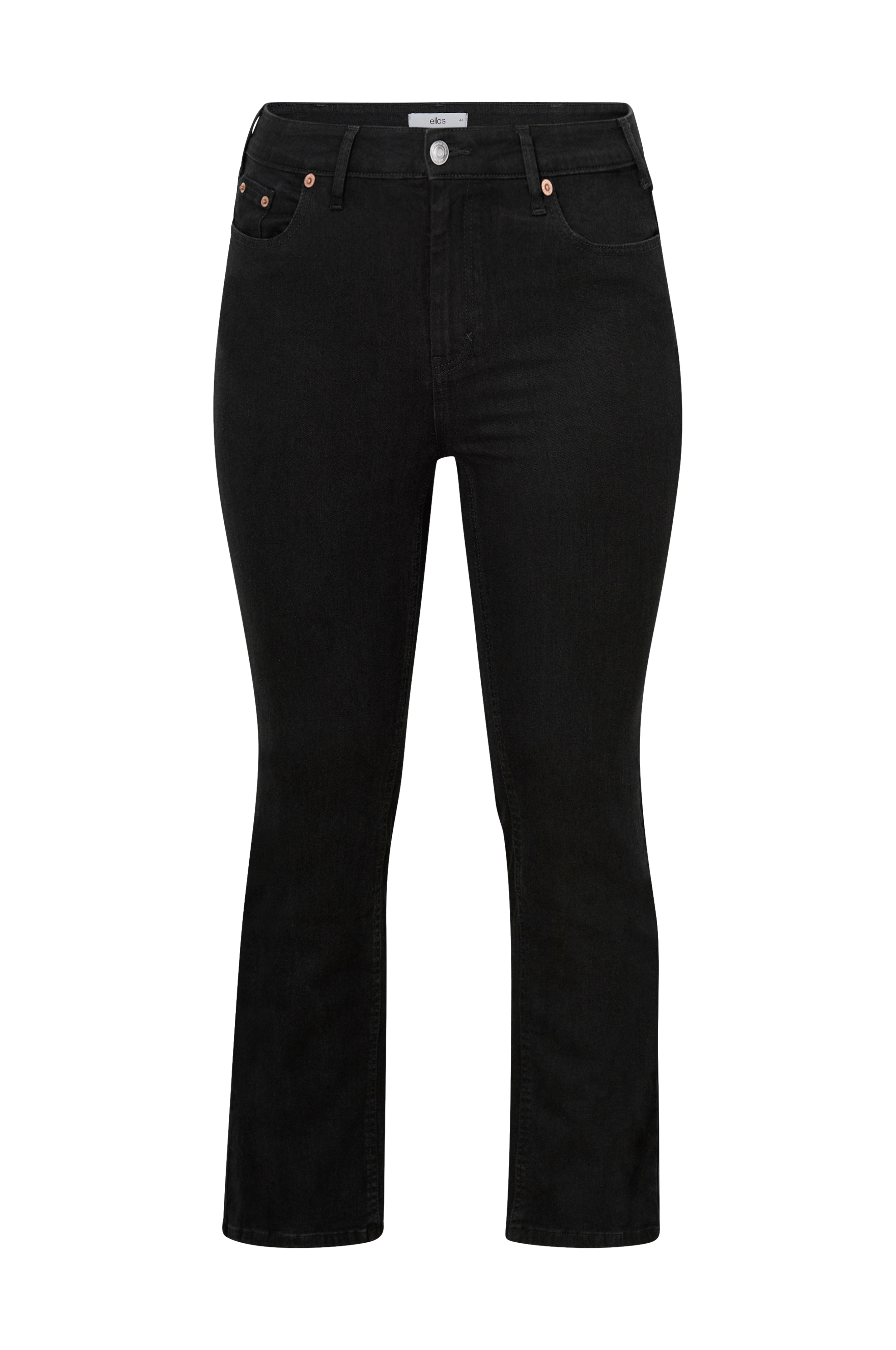 Utsvingte stretchjeans med høy midje v:7272923