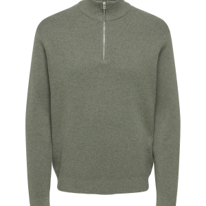 Genser Onsting Life Reg Half Zip Knit v:7329357 Genser Onsting Life Reg Half Zip Knit v:7329357