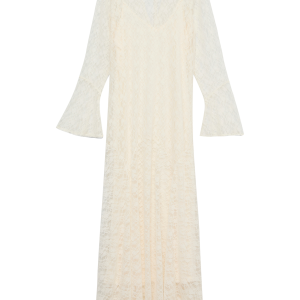 Maxikjole vmLoulou Lace LS Ankle Dress Wvn v:8254682 Maxikjole vmLoulou Lace LS Ankle Dress Wvn v:8254682