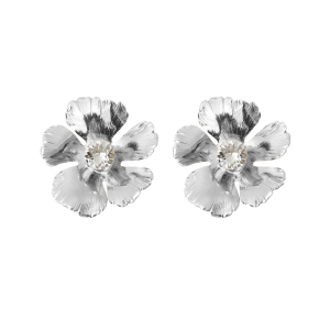 Øredobber Anemone Earrings Rhodium v:9281843