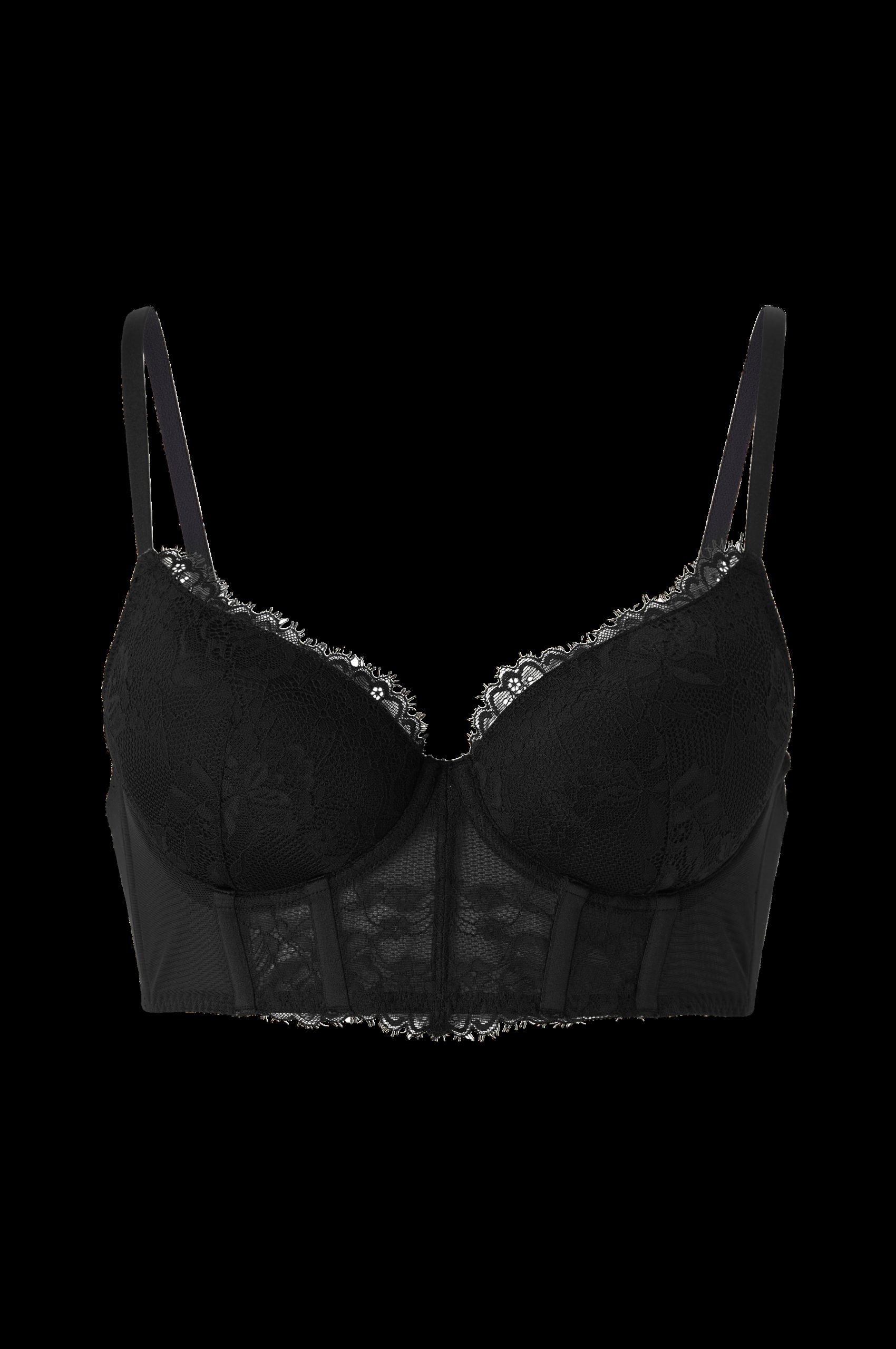 Bustier med polstrede skåler med bøyler v:9526428